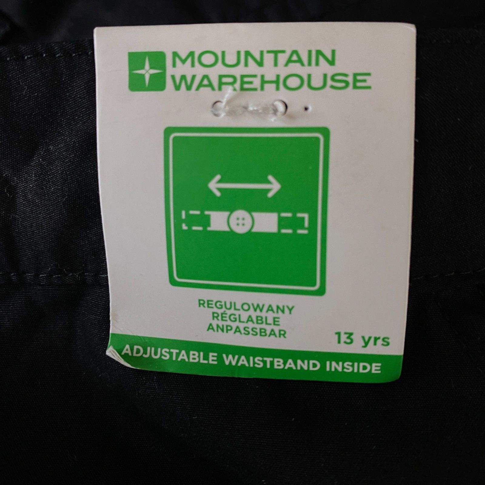 New Mountain Warehouse Active Kids Cargo Pants Upf Adjustable Boy's Size 13 — image 6 of 8